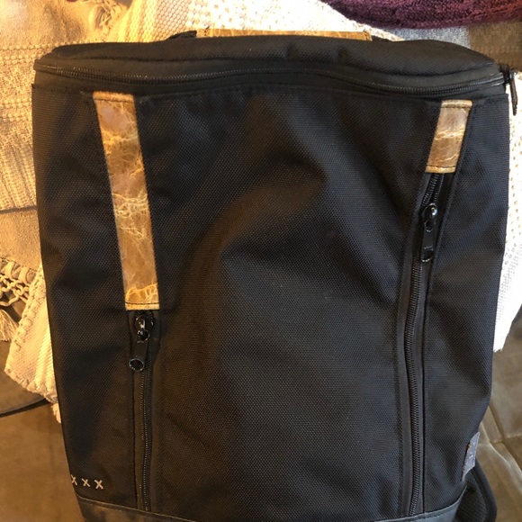 OG Black & Brown leather Back Pack - Picture 2 of 5